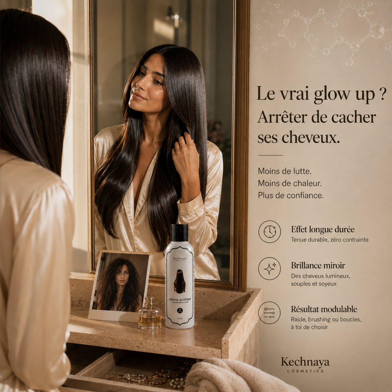 LISSAGE ALGERIEN - LISSAGE + SHAMPOOING POUR CHEVEUX NATURELS 🤍