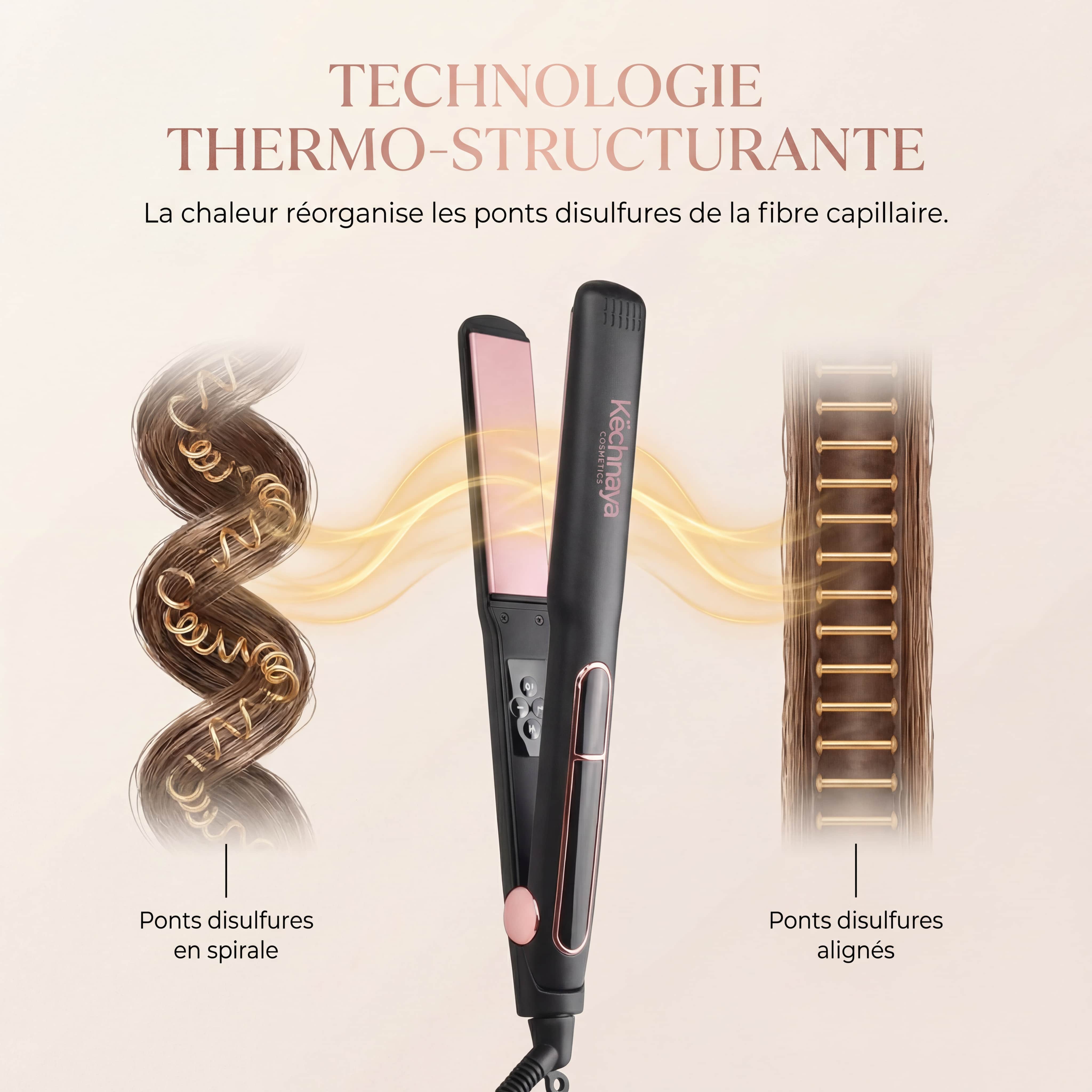 🚀 Le Lisseur pour lissage Kechnaya™ – 1 passage = 3 passages